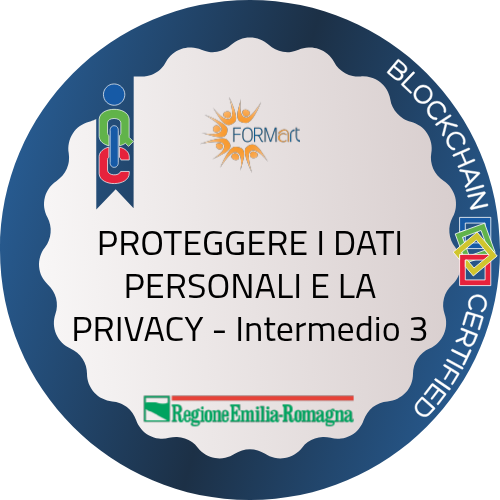 PROTEGGERE I DATI PERSONALI E LA PRIVACY - Intermedio 3